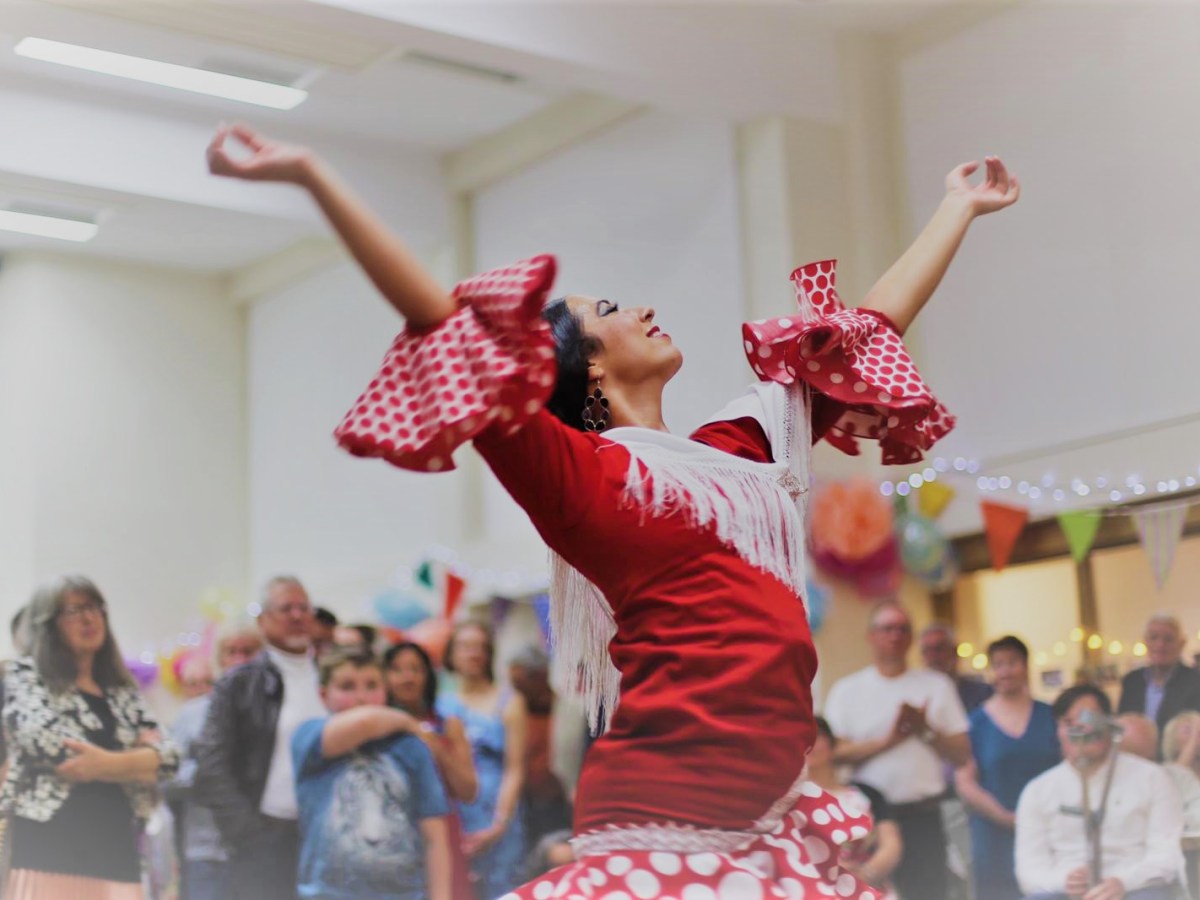 Flamenco dancer for a hen party