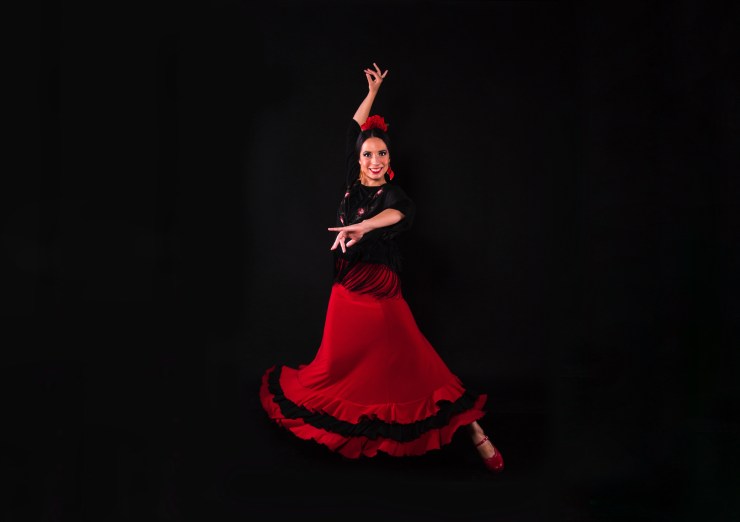 Flamenco dancer Lucia Schweigert