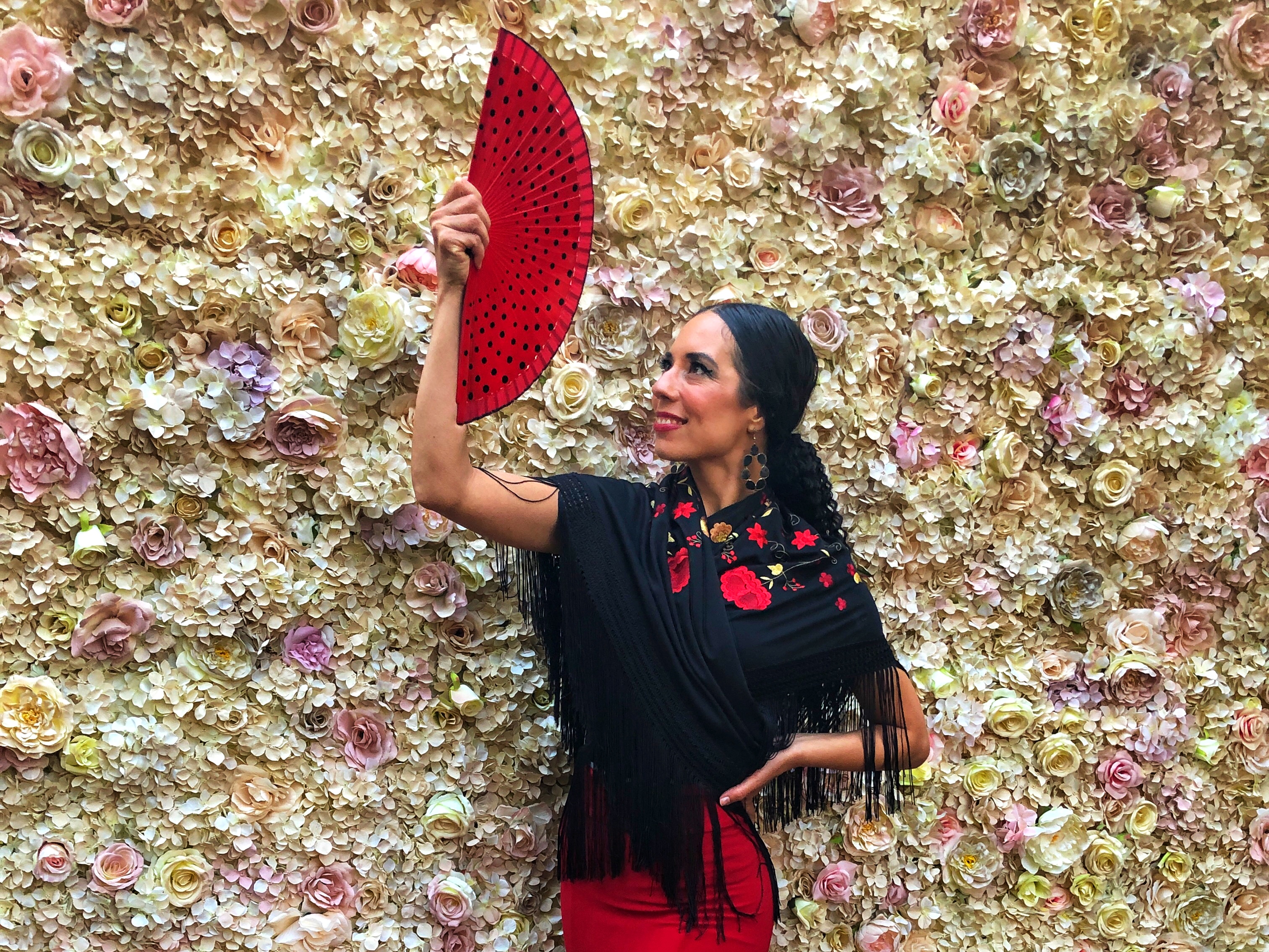 Flamenco dancer for Spanish parties in winter