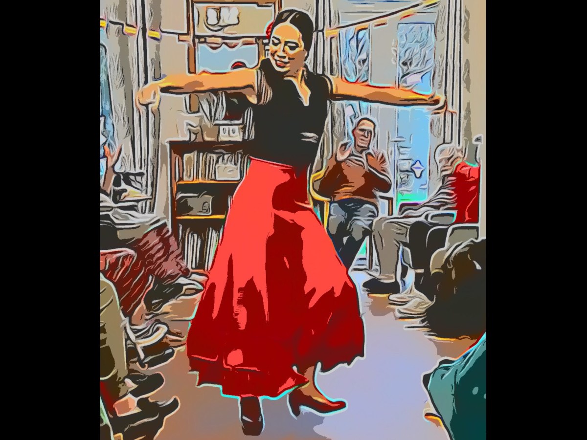 Flamenco dancer for retirement, care and nursing homes