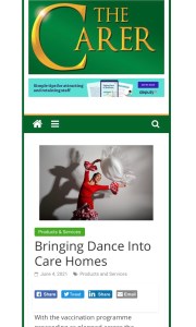 Lucia Flamenco Dancer care home entertainment guest article for The Carer