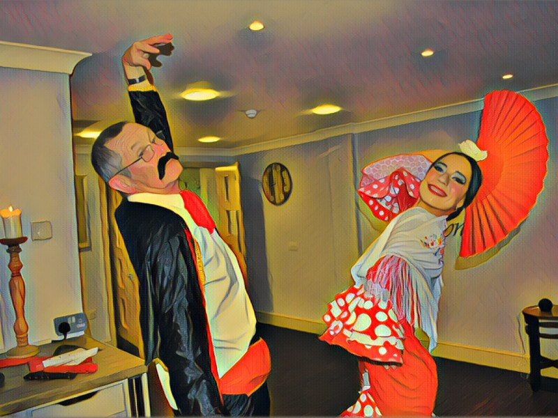Case study: Flamenco show for a retirement home